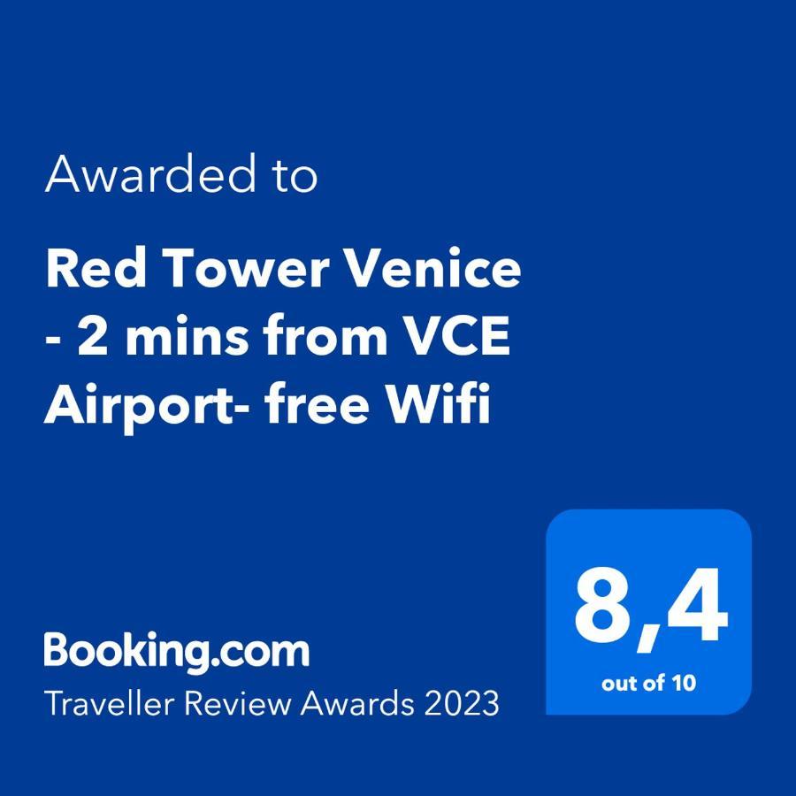 Red Tower Venice Apartment - 2 Mins From Vce Airport- Free Wifi Tessera Exterior foto